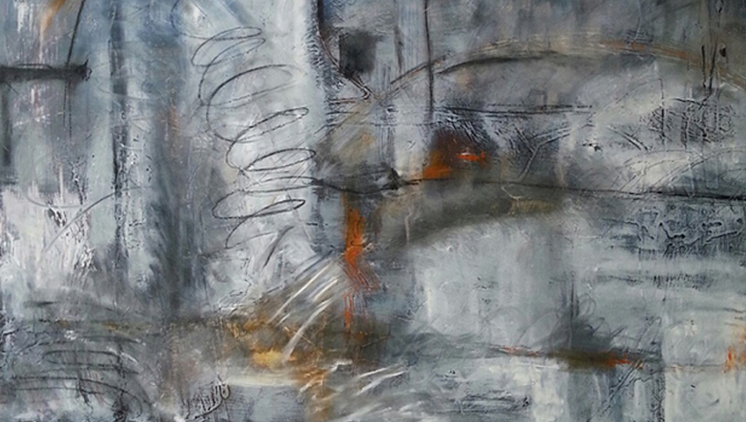 Maud Simmons abstract painting